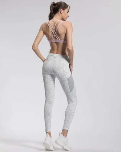 Vista 81 de Malla Queenieke 8030 de yoga, para correr, leggings con color combinado, para mujer