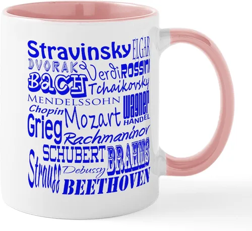 Vista 6 de CafePress Classical Composers - Taza de café de cerámica de 11 oz (11.0 fl oz)