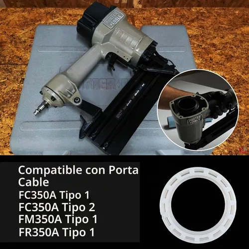 Vista 4 de Collar 910767 de la PU para la clavadora FC350A FM350A FR350A FR350A del aire del cable de Porter