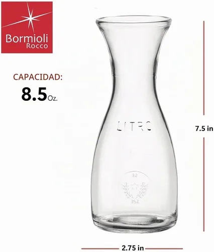Vista 2 de Bormioli Rocco Jarra de vino Misura, 8 1/2 onzas
