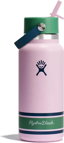 Vista 42 de Hydro Flask Botella de agua – Acero inoxidable aislado – Tapa flexible con popote de boca ancha, antiderrames, a prueba de fugas y recargable