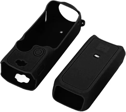 Vista 8 de Accesorios para cámara de acción, funda protectora a prueba de golpes, funda de silicona para bolsillo 3 con placa de cubierta de pantalla, fácil