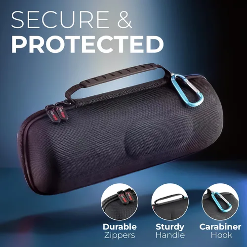 Vista 2 de HomEquip Funda rígida para altavoz portátil inalámbrico JBL Charge 5 / Charge 4 (funda solamente)