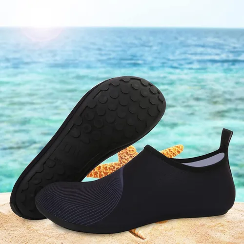 Vista 4 de mm Zapatos de agua de secado rápido para hombre y mujer para playa y yoga