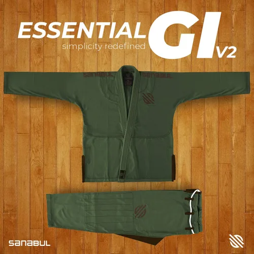 Vista 4 de Sanabul Essentials V2 Ultra Light BJJ Jiu Jitsu Gi ver guía especial de tallas