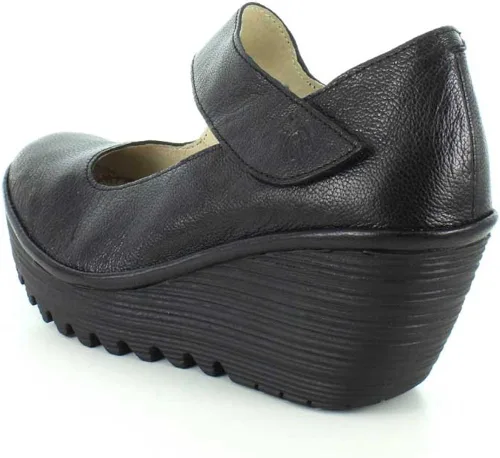Vista 3 de FLY London Yasi682 Sandalia con tacón de cuña para mujer