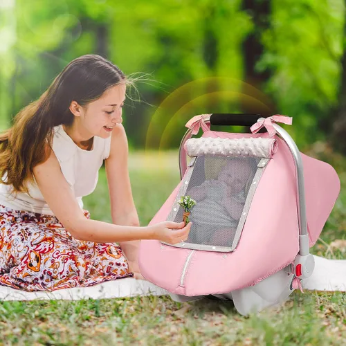 Vista 5 de Unicorn Castle Funda de asiento de coche para bebé, fundas de asiento de coche para bebés, cubierta de asiento de coche transpirable para ventana