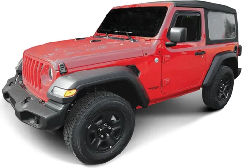 Vista 3 de Westin Deflector de viento de canal 72-51467, 2 piezas para Wrangler JL 2018-2025 de 2 puertas