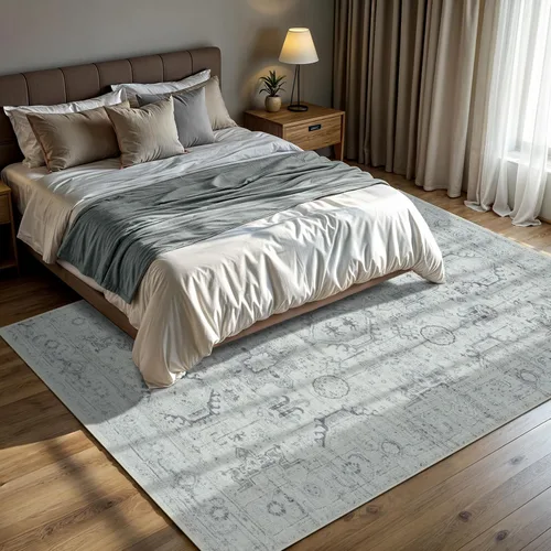 Vista 72 de GLN Rugs Traditional Collection - Alfombra de felpilla lavable a máquina, tradicional lavable, antideslizante, alfombra de felpilla de pelo corto