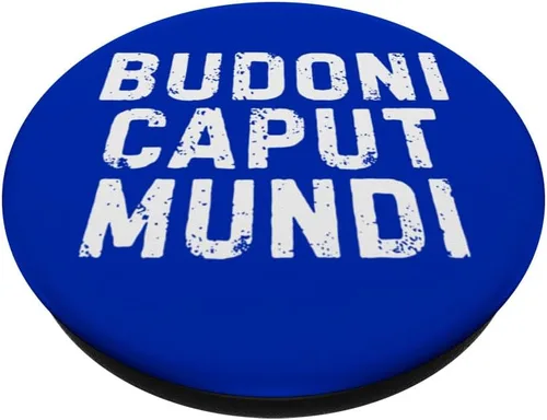 Vista 2 de Budoni Caput Mundi Città Simpatica Uomo Donna Bambino PopSockets Adhesivo PopGrip