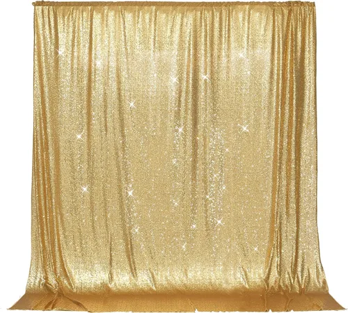 Vista 36 de PartyDelight Cortinas de Fondo de Lentejuelas 2 Paneles Negro 5 Pies x 10 Pies Telón de Fondo para Fotografía Cortina de Boda Eventos Especiales