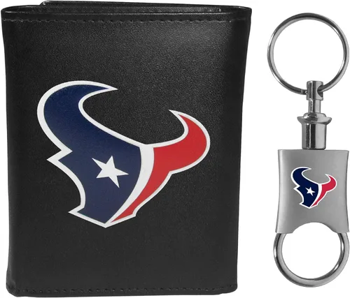 Vista 8 de Siskiyou Sports NFL unisex Tri-fold Wallet & Valet Key Chain