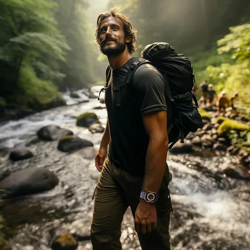 Vista 6 de Correa deportiva compatible con Apple Watch Ultra 2 Band de 1.929 in 1.811 in 1.772 in 1.732 in 1.654 in para hombres, correas de silicona suave