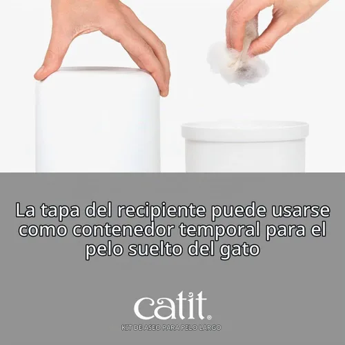 Vista 8 de Catit Senses 2.0 - Kit de aseo para gatos de pelo largo