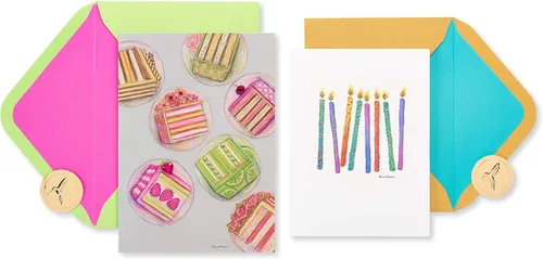 Vista 11 de Papyrus Tarjetas de cumpleaños, globos y champán (2 unidades)