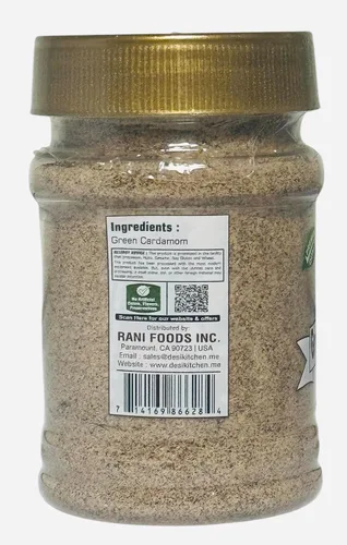 Vista 8 de Desi Kitchen Spices All Natural Sin sal Vegano Sin OMG Cardamomo verde puro indio molido (polvo Elaichi verde) 3 onzas con garantía