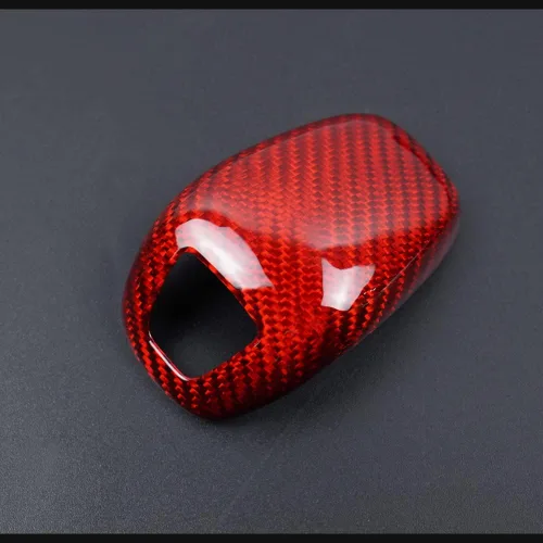 Vista 4 de Cubierta de fibra de carbono real para Porsche Panamera 2017-2025Porsche Panamera Accesorios (rojo)