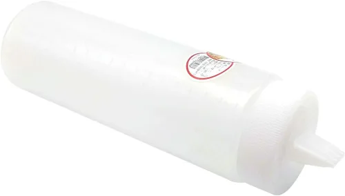 Vista 3 de GARASANI Dispensador de botellas de condimentos exprimibles de salsa de 4 agujeros (18 oz - 17.9 fl oz)