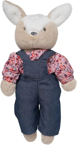 Vista 9 de Manhattan Toy Clara's Closet - Juego de 11 piezas portátil de peluche de ciervos para niños de 3 años en adelante