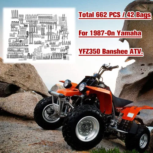 Vista 7 de PTNHZ Juego de tornillos de perno pulido de acero inoxidable 304, 662 piezas, juego de arandelas de juntas de tuerca de sujeción compatible