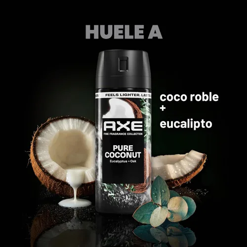 Vista 5 de AXE Body Spray Everyday Essentials 4 unidades Stay fresh 2.9 oz