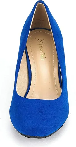 Vista 4 de DREAM PAIRS Luvly - Zapatos de tacón bajo para mujer