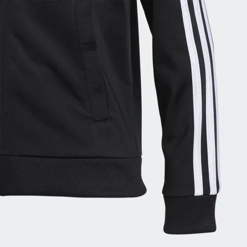 Vista 3 de adidas Chaqueta de tricot icónica con cremallera frontal para niños