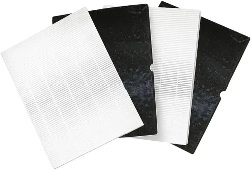 Vista 2 de Nispira 116130 5500-2 Filtro de repuesto para purificador de aire H para Winix 5500-2 AM80 True HEPA carbón activado 16.25 L x 12.5 W x 1.5 TH, 2