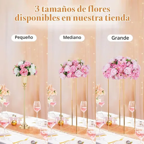 Vista 7 de NUPTIO Ramo de Arreglo de Bolas de Flores - 10 Piezas de 14.2 pulgadas de Diámetro Bolas de Flores Falsas Rosas Rosadas para Centros de Mesa