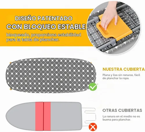 Vista 2 de [Usado] APEXCHASER Mesa pequeña de la tabla de planchar, mini tablero plegable del Gris