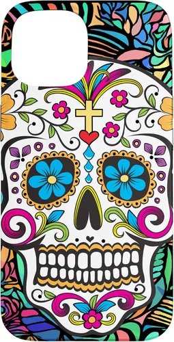 Vista 6 de Funda para iPhone 11 Pro Max Day of the Dead Sugar Skull