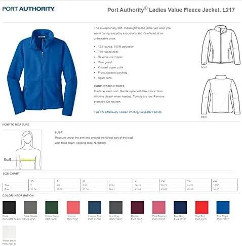 Vista 3 de INK STITCH Women L217 Custom Stitching Embroidery Fleece Jackets - Multicolors