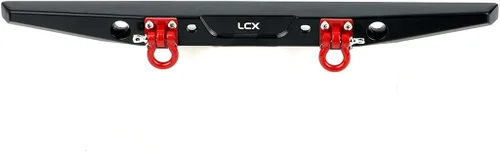 Vista 2 de LCX Racing 1/10th RC Crawler Car CNC mecanizado aleación de aluminio parachoques trasero para Traxxas TRX4 TRX6 Axial SCX10 SCX10 II 90046 90047