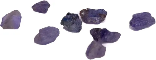 Vista 3 de REAL-GEMS Cristal de tanzanita azul natural con certificación EGL de 26.00 Ct Lote de 7 piezas de piedras preciosas sueltas, Gema, Tanzanita mejorada
