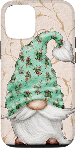 Vista 28 de Floral Shabby Chic Design with Cute Gnomie for Summer Gnome Case for iPhone 17