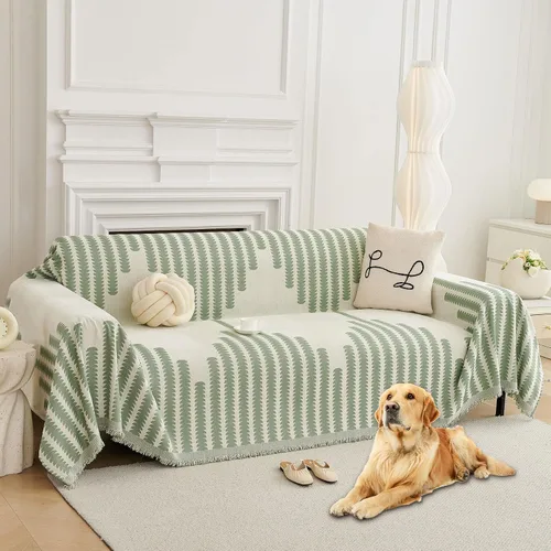 Vista 17 de HAOMAIJIA Fundas de Sofá Boho para Sofá de 2 Cojines - Amigable con Mascotas, Funda Suave y Gruesa Antideslizante para Perros - Protector de Muebles