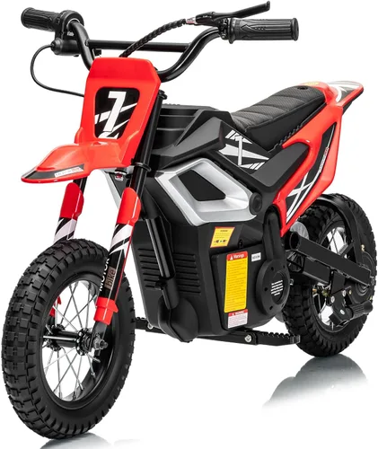 Vista 10 de Winado 24V Kids Electric Dirt Bike, Electric Motorcycle Mini Bike, Blue Azul