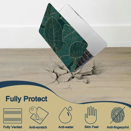 Vista 88 de Funda compatible con MacBook Air de 11 pulgadas 2015-2010 A1465 A1370, diseño impreso de plástico para laptop, carcasa protectora Air de 11.6