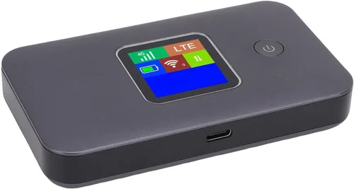 Vista 7 de Enrutador WiFi móvil 4G, 300Mbps 2.4G 5.8G de doble banda WiFi 6 Hotspot portátil con pantalla LCD para viajes, camping, negocios