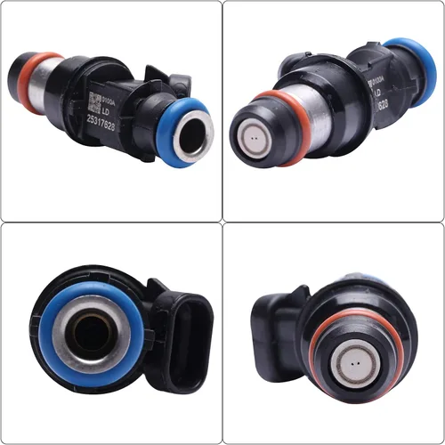 Vista 3 de 8 inyectores de combustible Motor de 4.8L 5.3L 6.0L Compatible con 99-07 más Reemplazar # 25317628