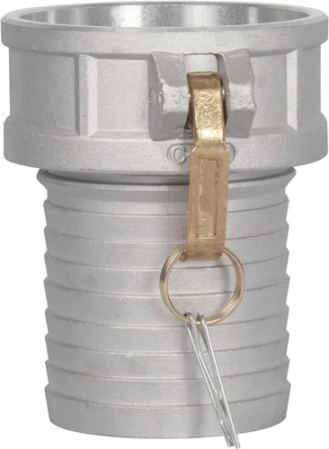 Vista 17 de 2 piezas de accesorios de bloqueo de leva fundida por gravedad de aluminio (parte B de 1 pulgada) de manguera de leva y ranura, acoplador hembra
