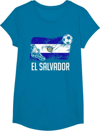 Vista 72 de Camiseta salvadoreña con bandera de fútbol salvadoreño
