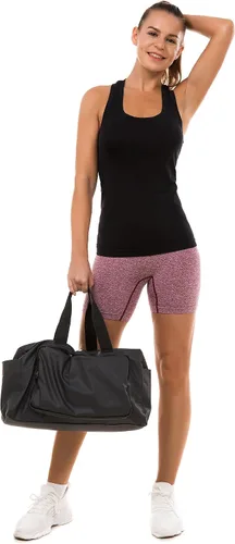 Vista 127 de MathCat Camisetas de entrenamiento para mujer, sin costuras, básicas, sin mangas, con espalda cruzada, atlética, yoga, correr, uso diario