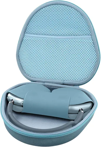 Vista 13 de khanka Funda para auriculares inalámbricos Apple Airpods Max/Max 2, color Negro