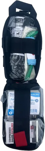 Vista 3 de Rescue Essentials Mini Rip-Away IFAK con contenido (negro)