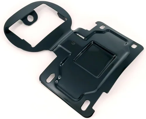 Vista 2 de Americruise - Soporte para placa de motocicleta compatible con Harley CVO Electra Road Glide FLHTKSE FLHTCU FLHTCUL FLHTKL FLTRUSE (negro)
