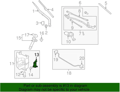 Vista 3 de Fydun Sensor de nivel de líquido para limpiaparabrisas, sensor de nivel de líquido para limpiaparabrisas 289111E400 para 350Z 370Z Altima Armada