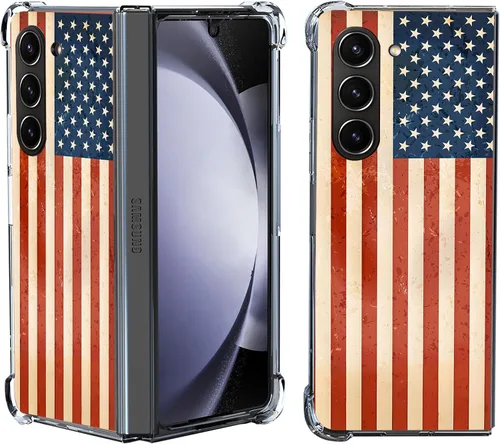 Vista 21 de Funda para Galaxy Z Fold 5, protección contra caídas de mandala de león colorido, a prueba de golpes, de cuerpo completo, resistente a los arañazos