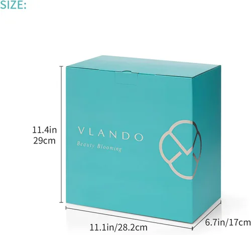 Vista 7 de Vlando Enormes cajas de joyería de 6 niveles para regalo de Navidad, día de Acción de Gracias, aretes, anillos, collar, reloj, estuche organizador