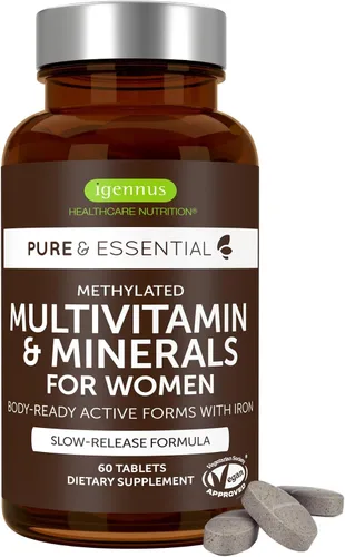 Vista 15 de Multivitamínico metilado Igennus para mujeres mayores de 50 años con calcio
